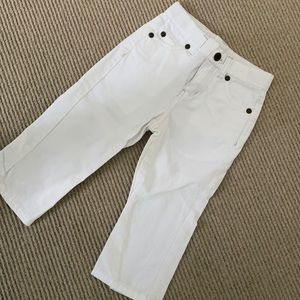Janie & Jack white jeans, 18 to 23 months